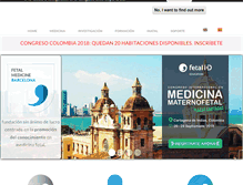 Tablet Screenshot of medicinafetalbarcelona.org